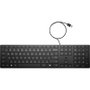 HP Teclado 320K Negro con Conexión USB